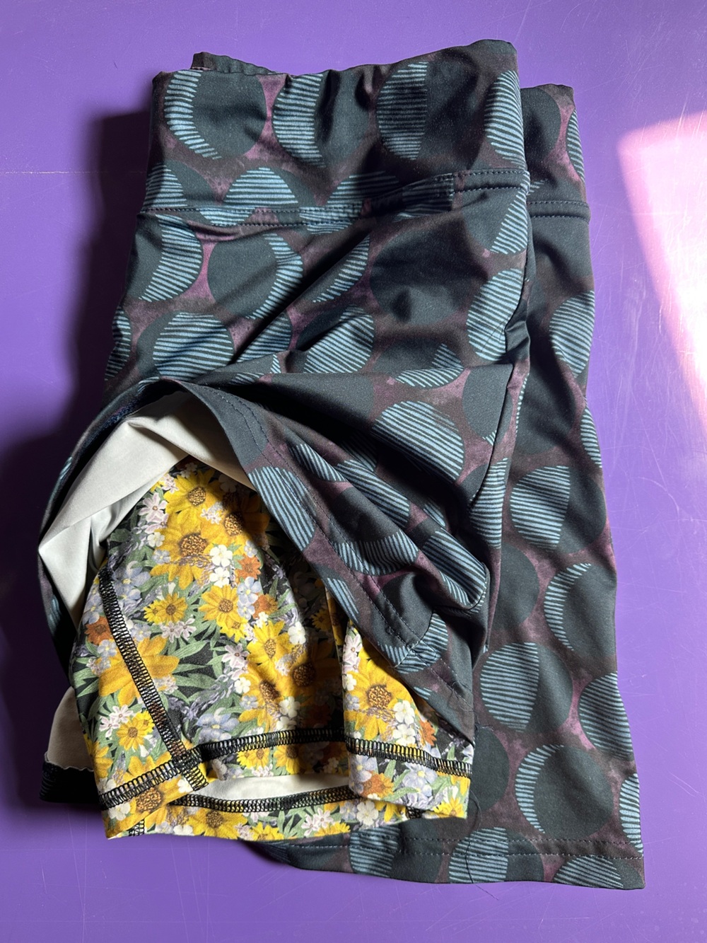YOUER skort wildflower/ moon print size small
